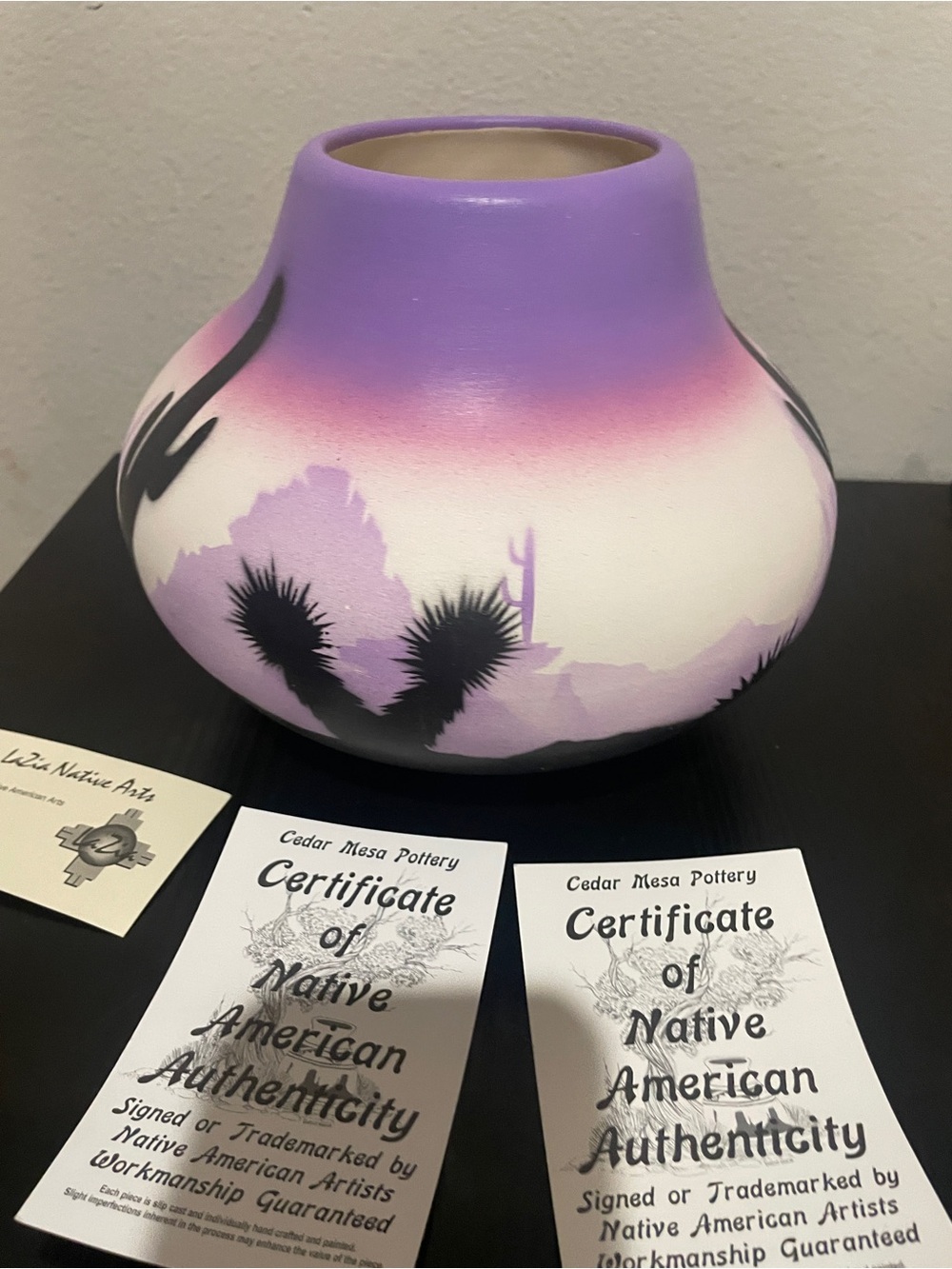 Beautiful Handmade Native American Pot - Picture 9 of 10